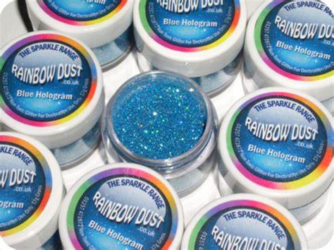 Blue Hologram Glitter Rainbow Dust