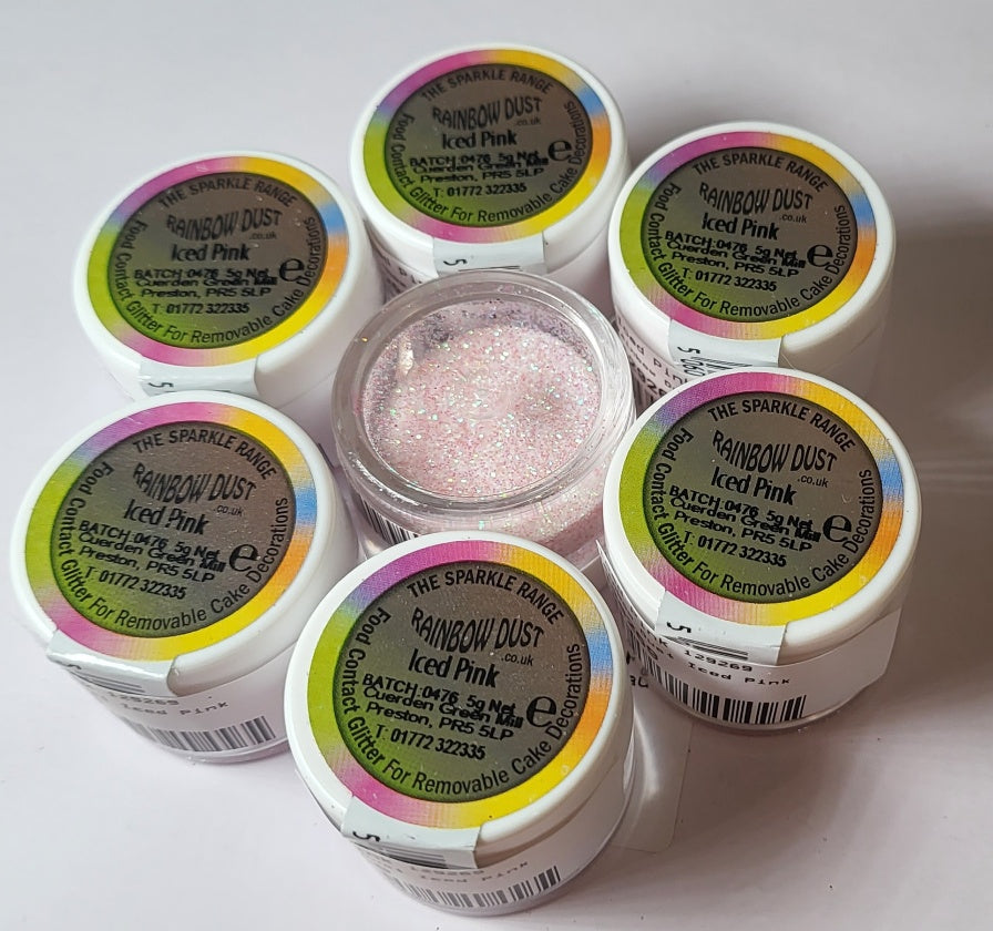 Iced Pink Rainbow Dust
