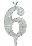 Zodiac Candle Holder Silver # 6