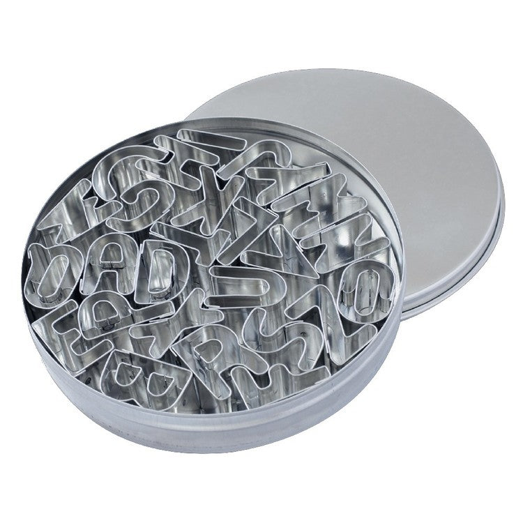 Mondo Alphabet Cutters Tin Set