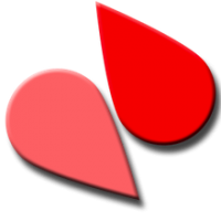 Creative Pillar Box Red Liquid Colour