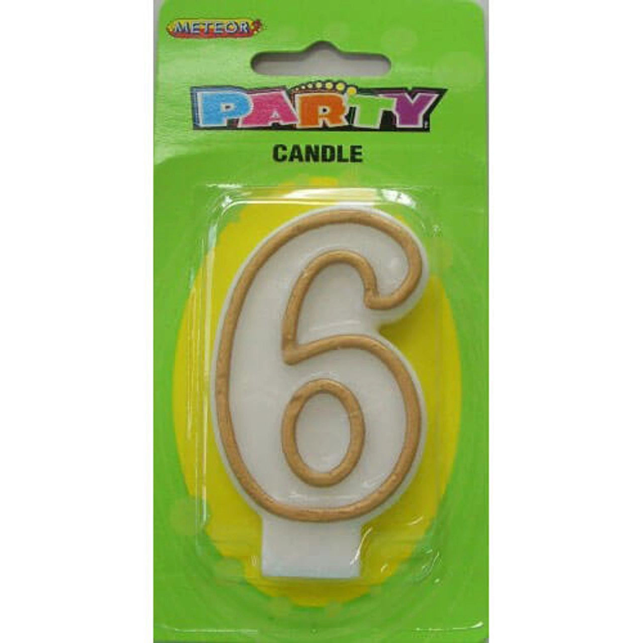 Gold/White Candle #6