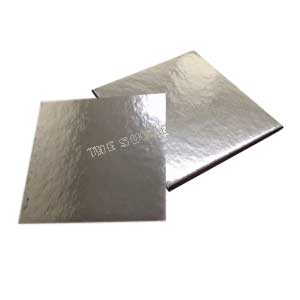 Square Silver Cardboard 13 inch