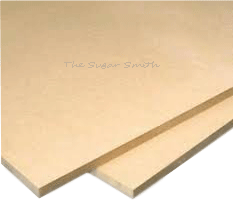 Sqaure MDF Cake Board Needs to be covered with paper or fondant. Size 17