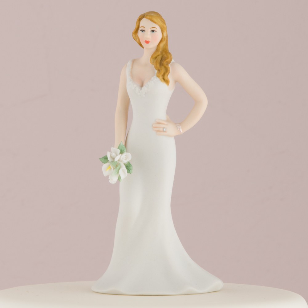 The Curvy Bride Cake Topper 40% Off