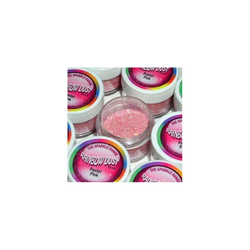 Pastel Pink Rainbow Dust Glitter – The Sugar Smith