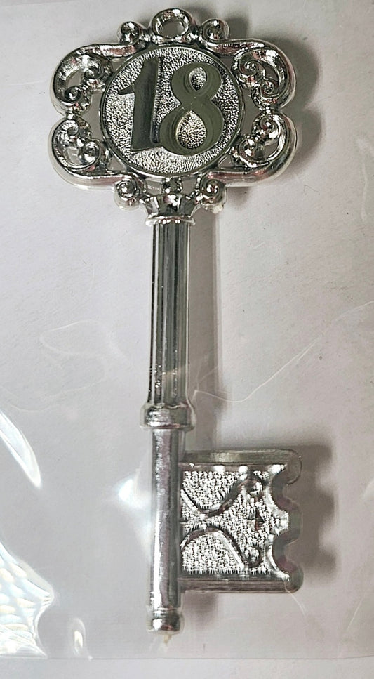 Antique Key 18th Silver Embellishment