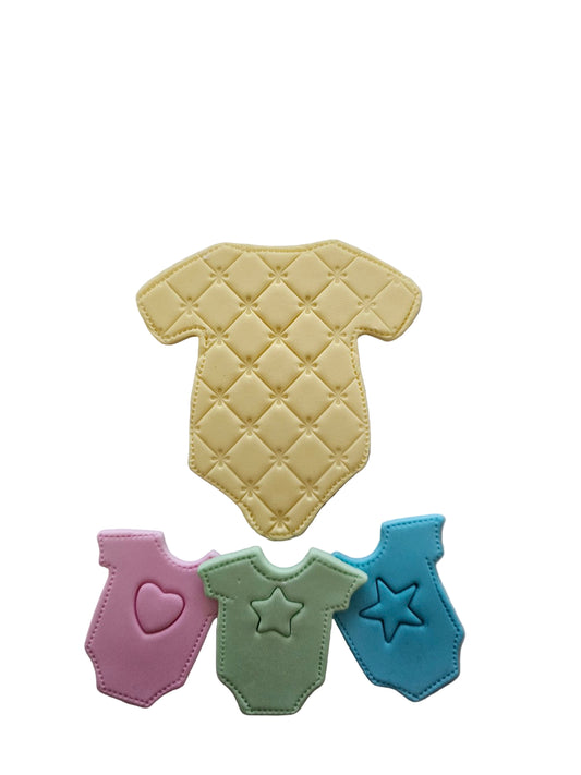 Short Sleeve Onesie – Fondant Set 1 | Pack of 4