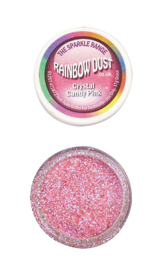 Crystal Candy Pink Rainbow Dust Glitter