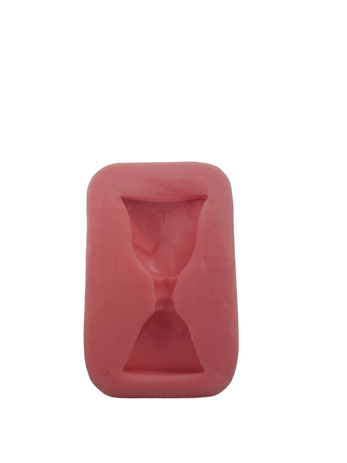 Small chalice‑shaped silicone mould with detailed cavity for fondant, chocolate and religious cake decorations.