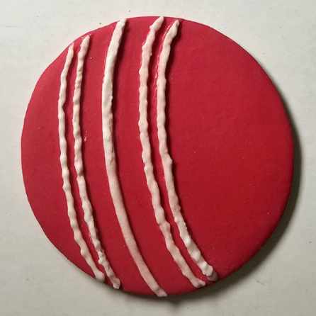 Cricket Ball Large Icing