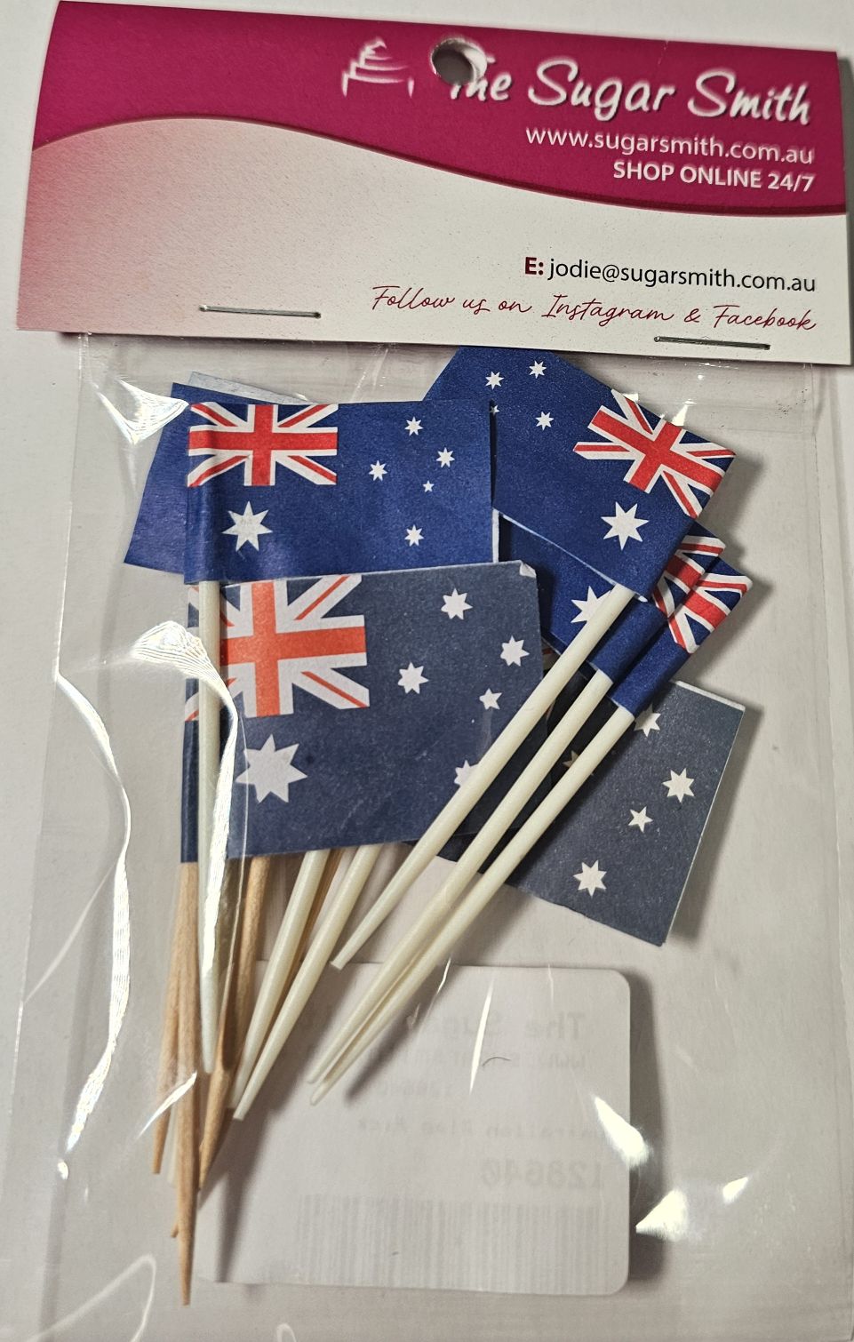 Australian Flag Pick 12 pkt