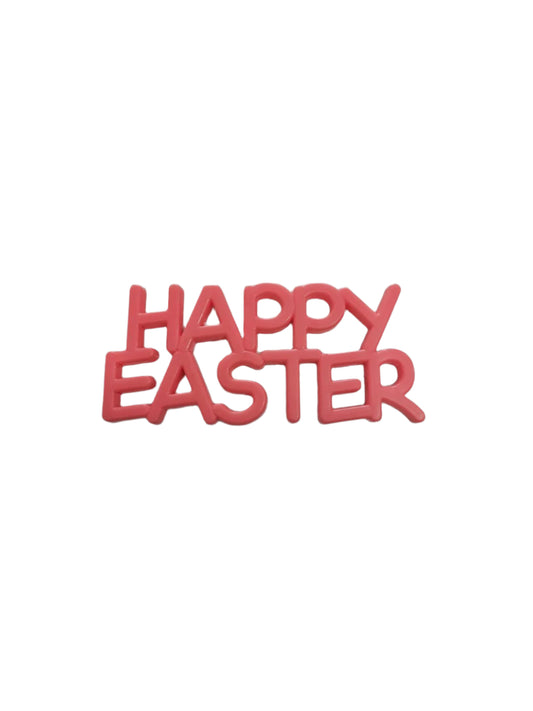 This mega Happy Easter sign is sure to add some real *hoppiness* to your celebration!
Bigger than bunnies and brighter than eggs, this large plastic sign will make your cake look *Eggceptional*. Add a few eggs and voilà - your Easter cake is ready to go!