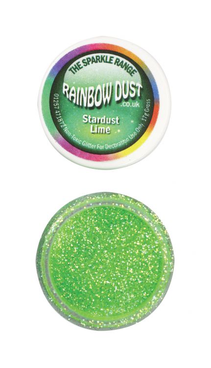 Lime Stardust Rainbow Dust Glitter