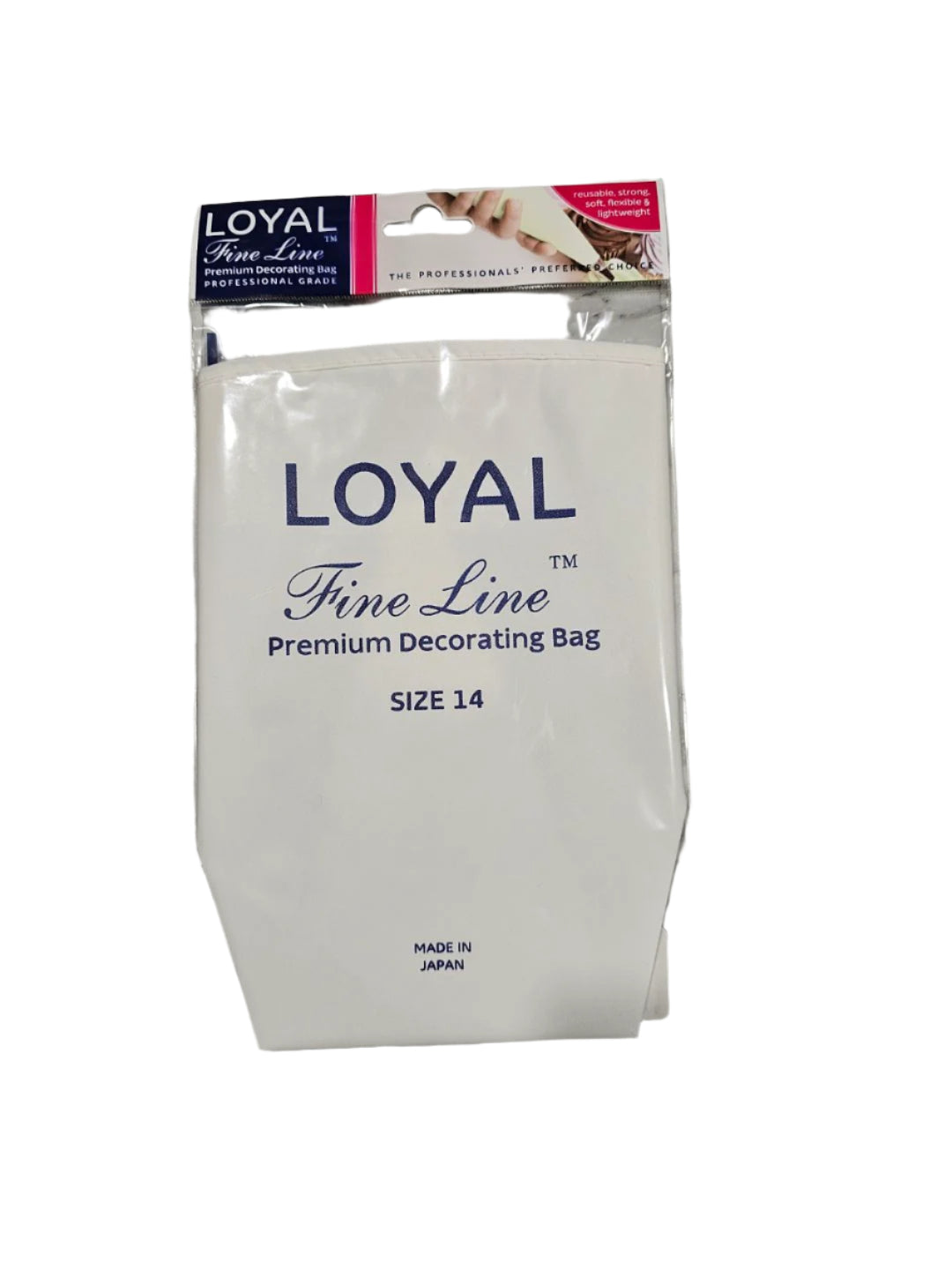 Loyal Fine Line Piping Bag Number 14, 36 cm, made from coated polyester.