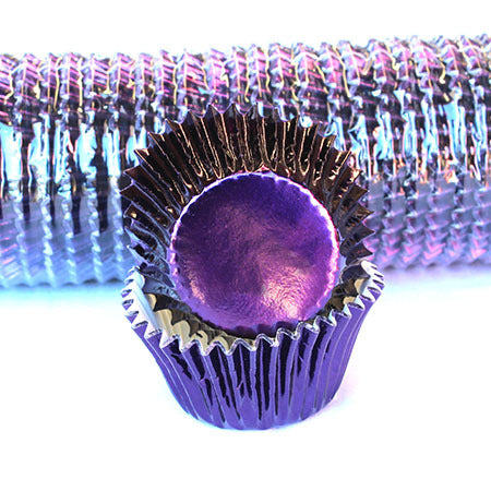 BULK Purple Foil Cupcake Cases 700