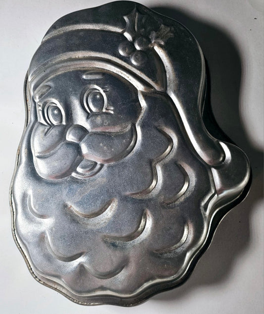Santa Clause Face Only Ex Rental Character Cake Tin