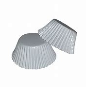 White Foil Cupcake Cases 408