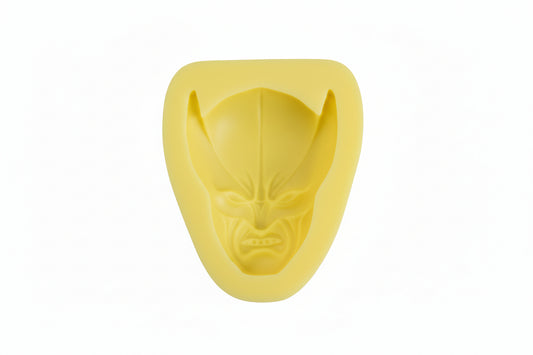 Close‑up of Wolverine silicone mould showing detail and texture
