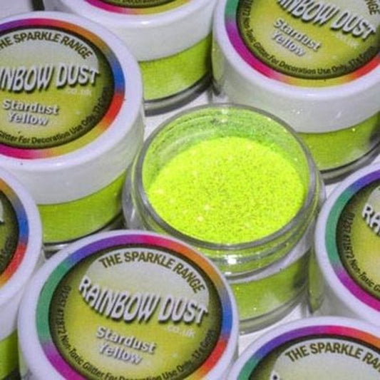 Yellow Stardust Rainbow Dust Glitter