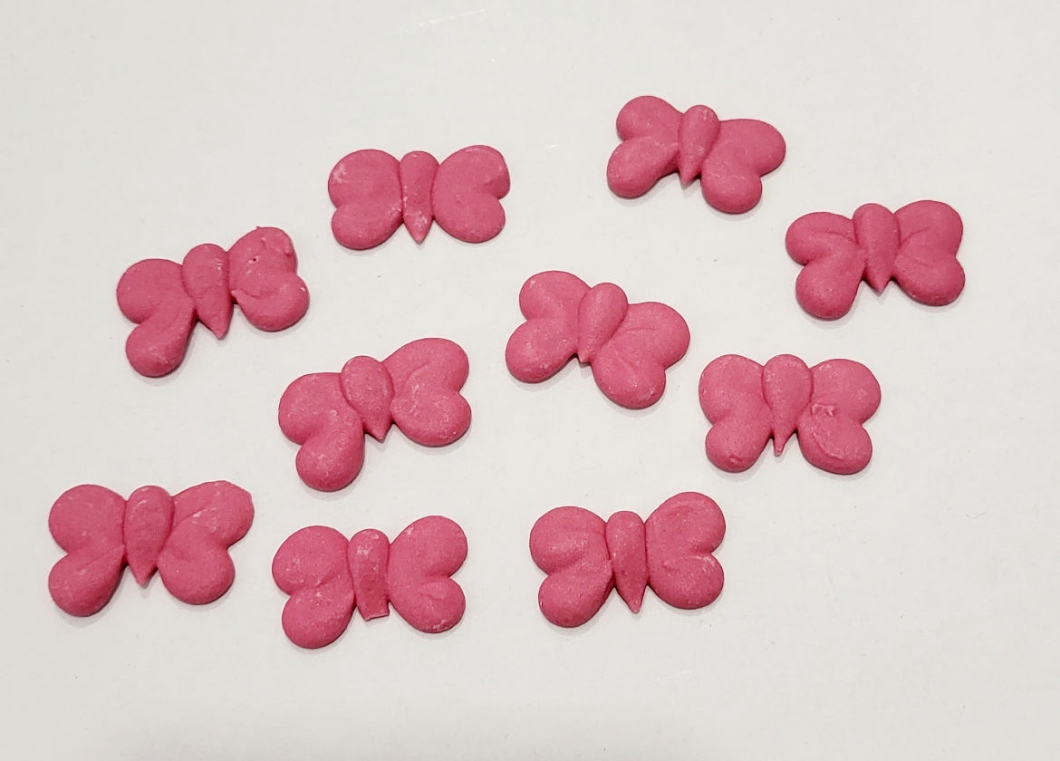 Pink Butterfly Royal Icing