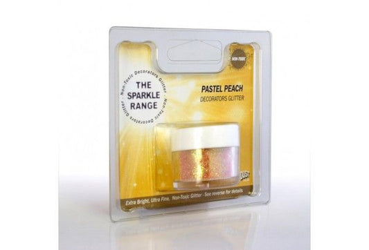 Pastel Peach Rainbow Dust Glitter