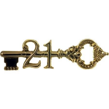 Gold 21st Antique Key
