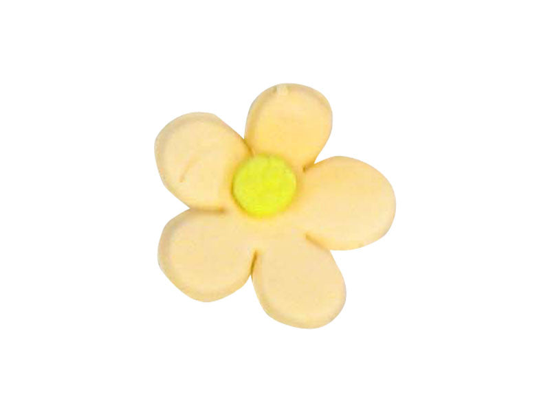 Add a warm and cheerful accent to your desserts with our Apricot Blossom with Yellow Centre, handcrafted from gum paste. These petite flowers are the perfect size to scatter across cupcakes, cookies, or create a floral cascade on larger cakes.