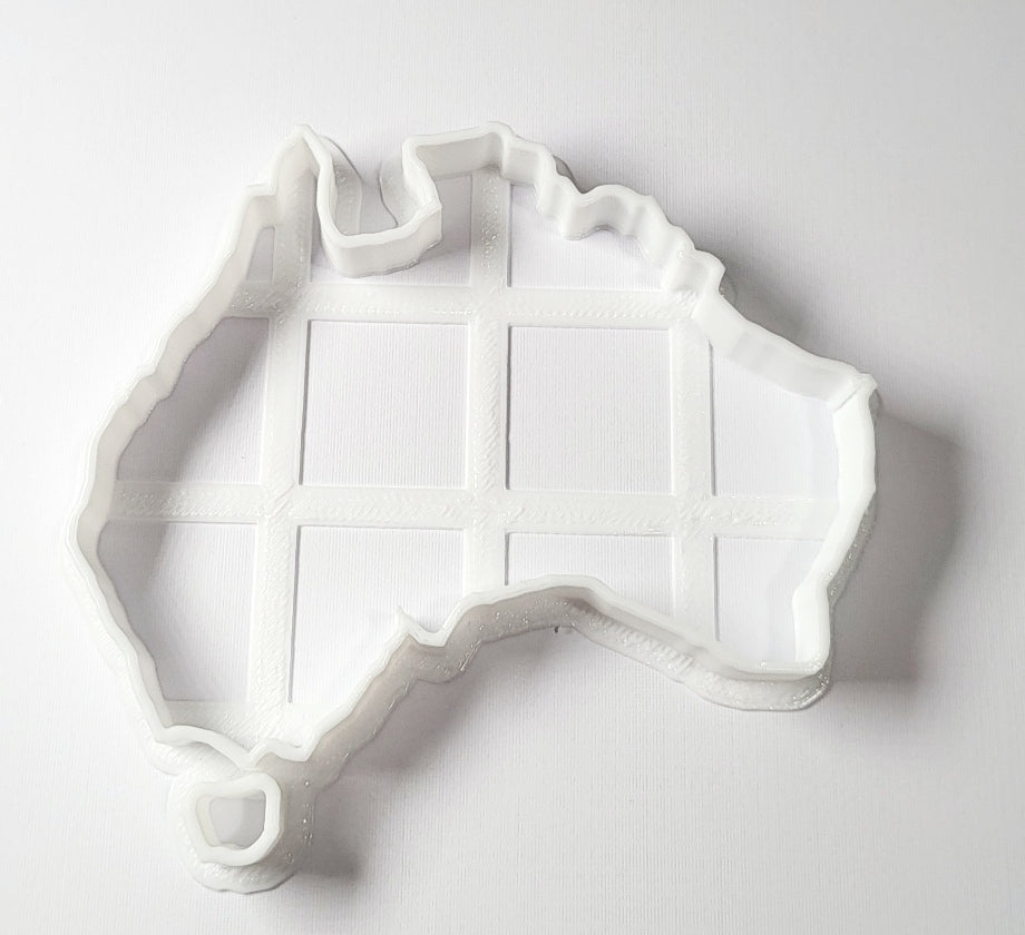 3D Map of Australia & Tasmania Cookie Cutter