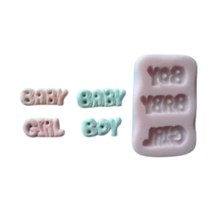 Baby Girl Boy Silicone Mould