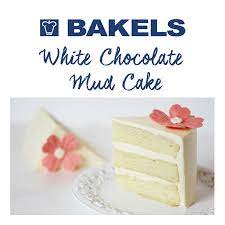 1kg Bakels White Mud Cake Mix for moist, dense white mud cakes and cupcakes.