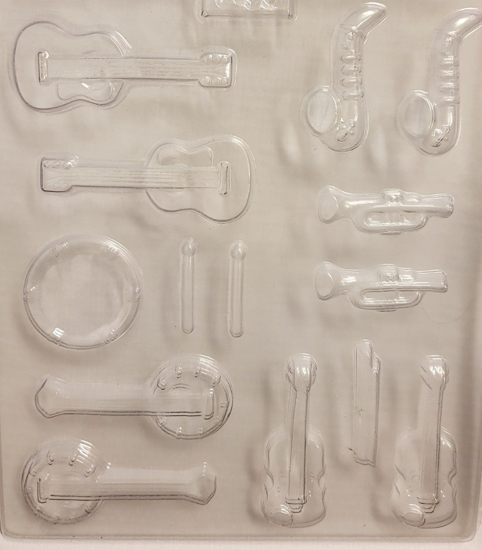 Music Instruments Chocolate Mould Assorted