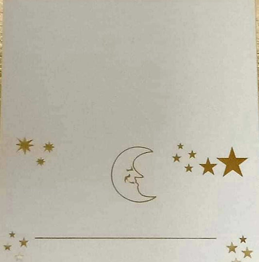 Moon & Stars Gold Place Cards