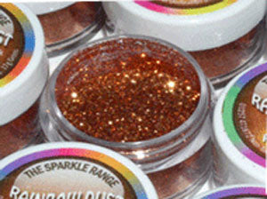Penny Copper Jewel Rainbow Dust Glitter