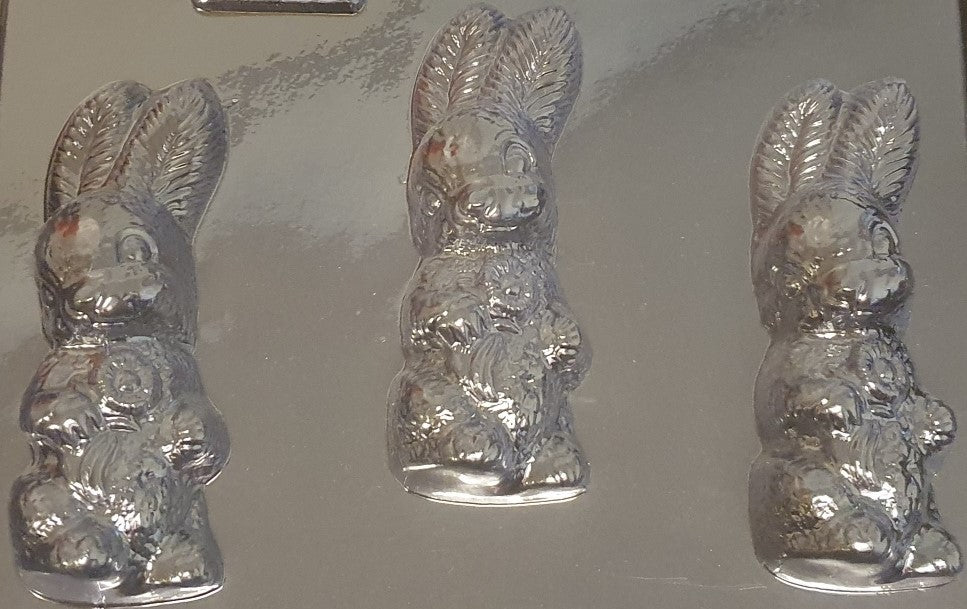 Easter Bunny Chocolate mould 3 per tray. Great size.