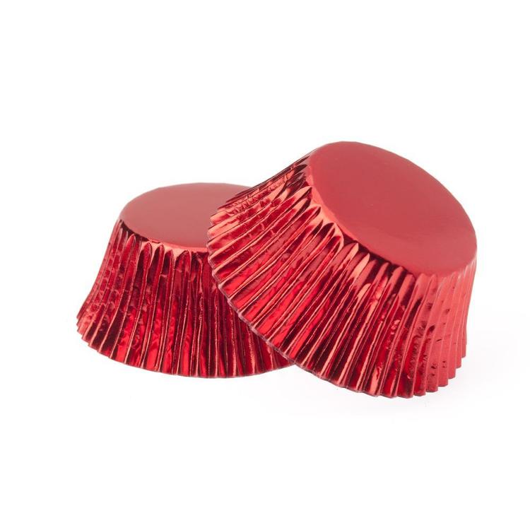 Red Foil Cupcake Cases 550