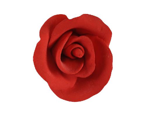 The Tea Rose Red No Wire is a vibrant gum paste flower, perfectly sized for cupcakes and small cake tiers. With no internal wire, it’s easy to place directly onto your creations. Highlight with petal dust to achieve your desired shade and finish.