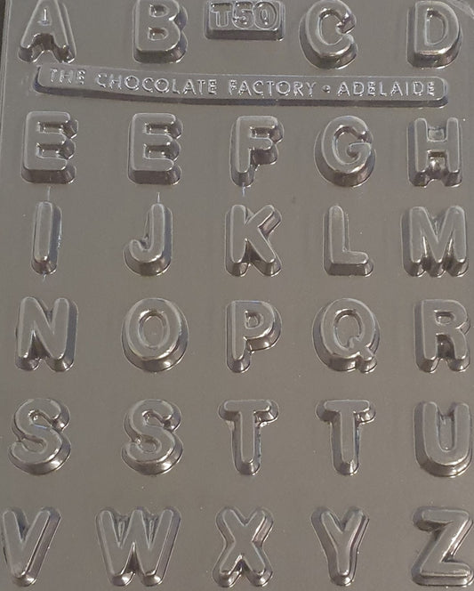 Alphabet Chocolate Mould