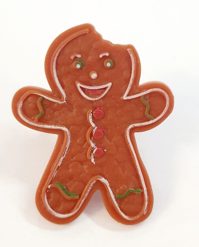 Gingerbread Plastic Rings Pkt 3