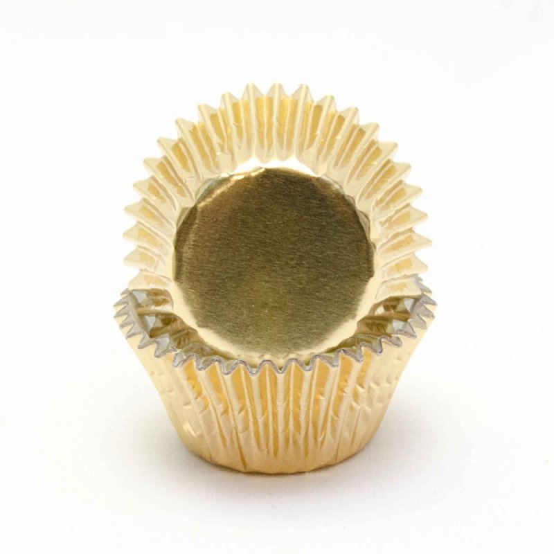 Mini Gold Foil Cupcake Cases