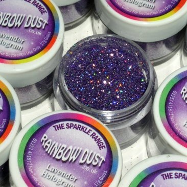 Lavender Hologram Glitter Rainbow Dust