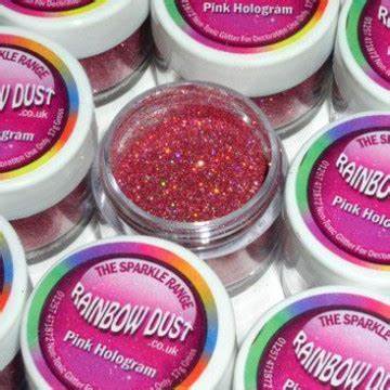 Pink Hologram Glitter Rainbow Dust