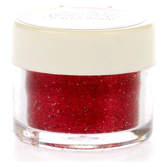 Red Hologram Glitter Rainbow Dust