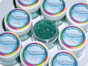 Ice Blue Rainbow Dust Jewel Glitter