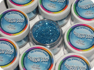 Sky Blue Jewel Rainbow Dust Glitter
