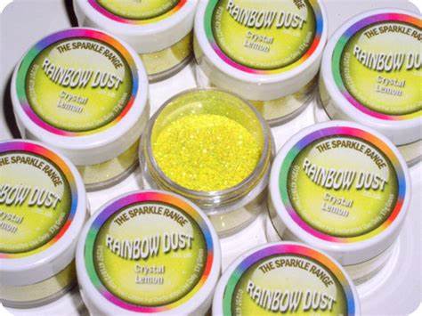 Crystal Lemon Rainbow Dust Glitter