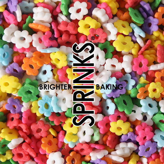 BULK Sprinks Mixed Flower Sprinkles 450g