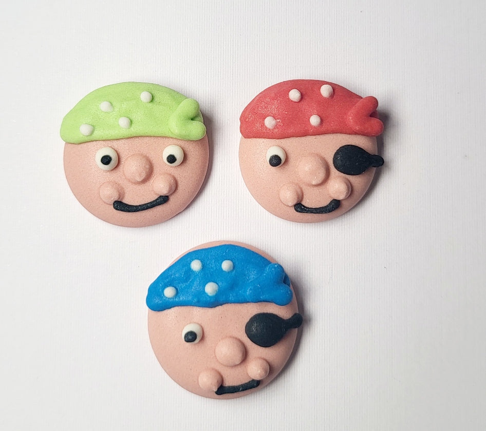 Pirate Face Royal Icing (3)