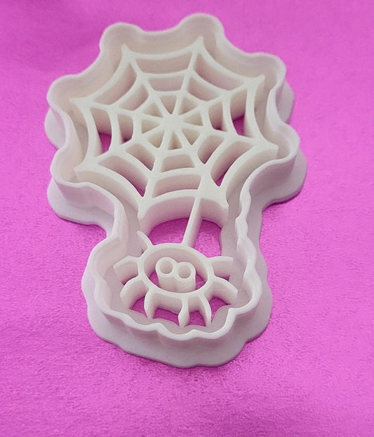 3D Spider Web and Spider Cookie Cutter