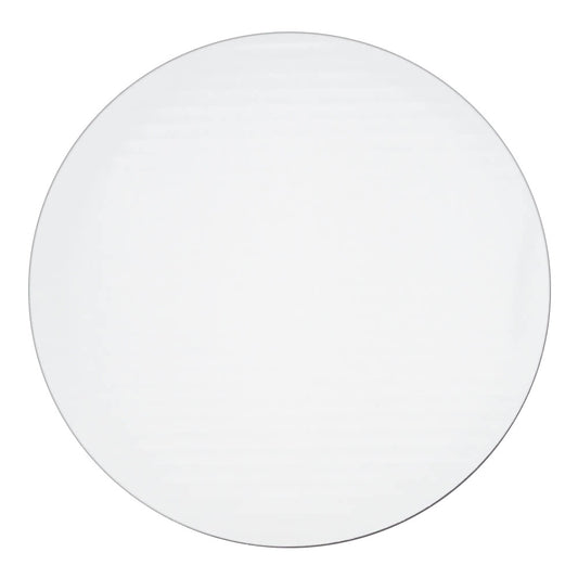 Round Blank White Cardboard 9 inch